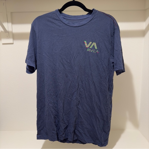 Navy RVCA Men’s Tee - Picture 1 of 3